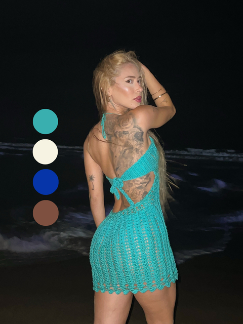 Vestido Concha crochê - comprar online