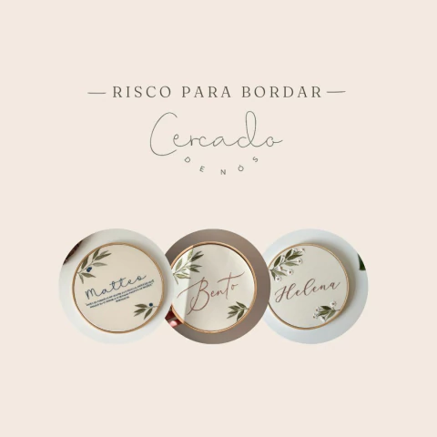 Risco Oliveiras - Kit com 3 variações - comprar online