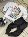 Camisa Tom & Jerry manga longa - branca