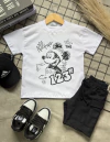 Camisa Mickey 123 - branca