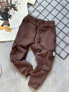 Calça cargo marrom