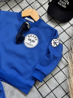 Conjunto Brand - azul royal
