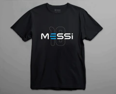 Remera Negra Messi 10 Figuritas Unisex [Varios colores] - comprar online