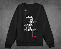 Buzo Negro Cerati Usa El Amor como un Puente [Varios colores] - comprar online