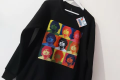 Buzo Negro Diego Maradona Pop Art - tienda online