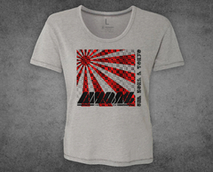 Remera Dama Gris Melange Airbag Una Hora A Tokyo - comprar online