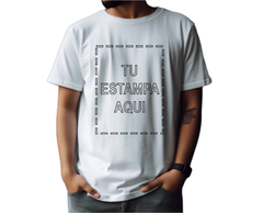 Remera Unisex de Algodón Estampado Personalizable [Varios colores] - tienda online