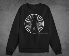 Buzo Negro Cuello Redondo Gustavo Cerati Ahi Vamos III - comprar online