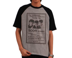 Remera Unisex Manga Ranglan Soda Stereo Vintage Series - comprar online