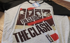 Imagen de Remera Unisex Manga Ranglan The Clash Vintage Series