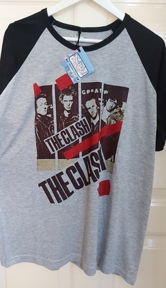 Remera Unisex Manga Ranglan The Clash Vintage Series