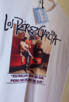 Remera Unisex Los Pérez García Frase Blanca - tienda online