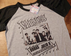 Remera Unisex Manga Ranglan Virus Vintage Series en internet