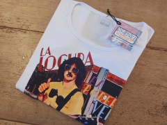 Remera Dama Blanca Charly García La Locura - Beatagonia Store
