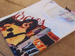 Imagen de Remera Dama Blanca Charly García La Locura