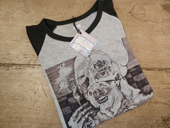 Remera Unisex Manga Ranglan Invisible Spinetta Vintage Series - Beatagonia Store