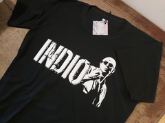 Remera Unisex Negra Indio Solari Redonditos Stencil - comprar online