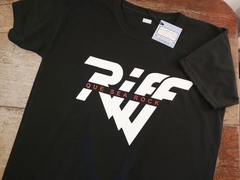 Remera Unisex Negra Riff Que Sea Rock Pappo - tienda online