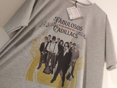 Remera Unisex Fabulosos Cadillacs León del Ritmo Tour Gris en internet
