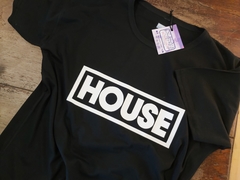 Remera Unisex Negra House Music Defected Doble Estampa - comprar online