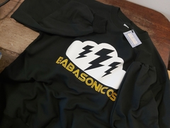 Buzo Negro Cuello Redondo Babasónicos Logo en internet