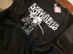 Buzo Negro Cuello Redondo Él Mató a un Policía Motorizado Diseño - comprar online