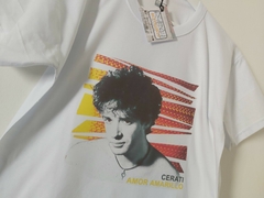 Remera Unisex Algodón Gustavo Cerati Amor Amarillo II en internet