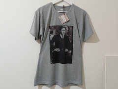Remera Unisex Gris Melange Michael Corleone Fotografía