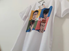 Remera Unisex Blanca Blur Portada Disco - tienda online