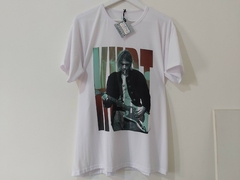 Remera Unisex Kurt Cobain Letras Nirvana Blanca