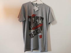Remera Unisex Gris Melange The Clash London