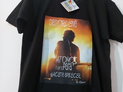 Remera Gustavo Cerati Desordené Átomos Frase en internet