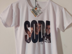 Remera Infantil Soda Stereo Foto en Letras en internet