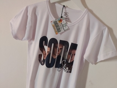 Remera Infantil Soda Stereo Foto en Letras - Beatagonia Store