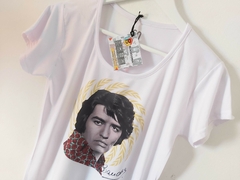 Remera Blanca Sandro Diseño Trigal Corte Dama - tienda online