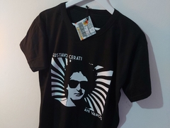 Imagen de Remera Unisex Gustavo Cerati Ahi Vamos Black III [Varios colores]