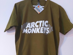Remera Unisex Arctic Monkeys Logo AM [Varios colores]