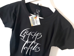 Remera Infantil Soda Stereo Gracias Totales Negra en internet