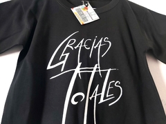 Remera Infantil Soda Stereo Gracias Totales Negra - Beatagonia Store