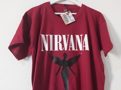 Remera Unisex Nirvana In Utero Bordó en internet