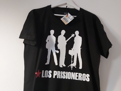 Remera Unisex Algodón Negra Los Prisioneros Rock - tienda online