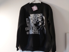 Buzo Negro Cuello Redondo Lago en el Cielo Gustavo Cerati - comprar online