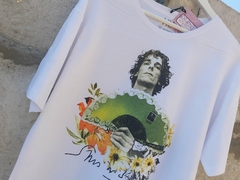 Remera Unisex Blanca Flaco Spinetta Artaud - Beatagonia Store