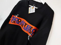 Buzo Negro Canción Animal Soda Stereo Cuello Redondo - tienda online