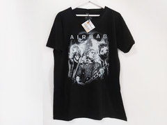 Remera Unisex Negra Airbag Diseño Banda - Beatagonia Store