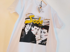 Remera Unisex Blanca Soda Stereo Portada 1984 en internet