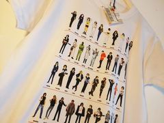 Remera Unisex Blanca Charly García Evolución Ilustración - Beatagonia Store