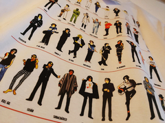 Imagen de Remera Unisex Blanca Charly García Evolución Ilustración