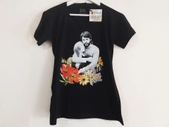 OUTLET - REMERA NEGRA DAMA PAUL McCARTNEY & LINDA talle XXL