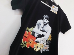 OUTLET - REMERA NEGRA DAMA PAUL McCARTNEY & LINDA talle XXL - comprar online